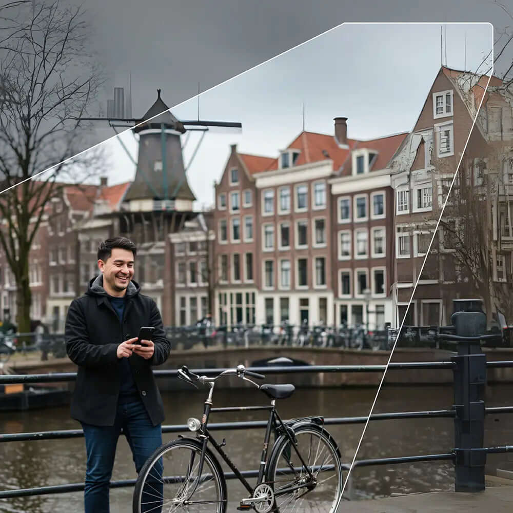 Netherlands eSIM with High-Speed Internet – Easy Setup for City Tours and Countryside Adventures