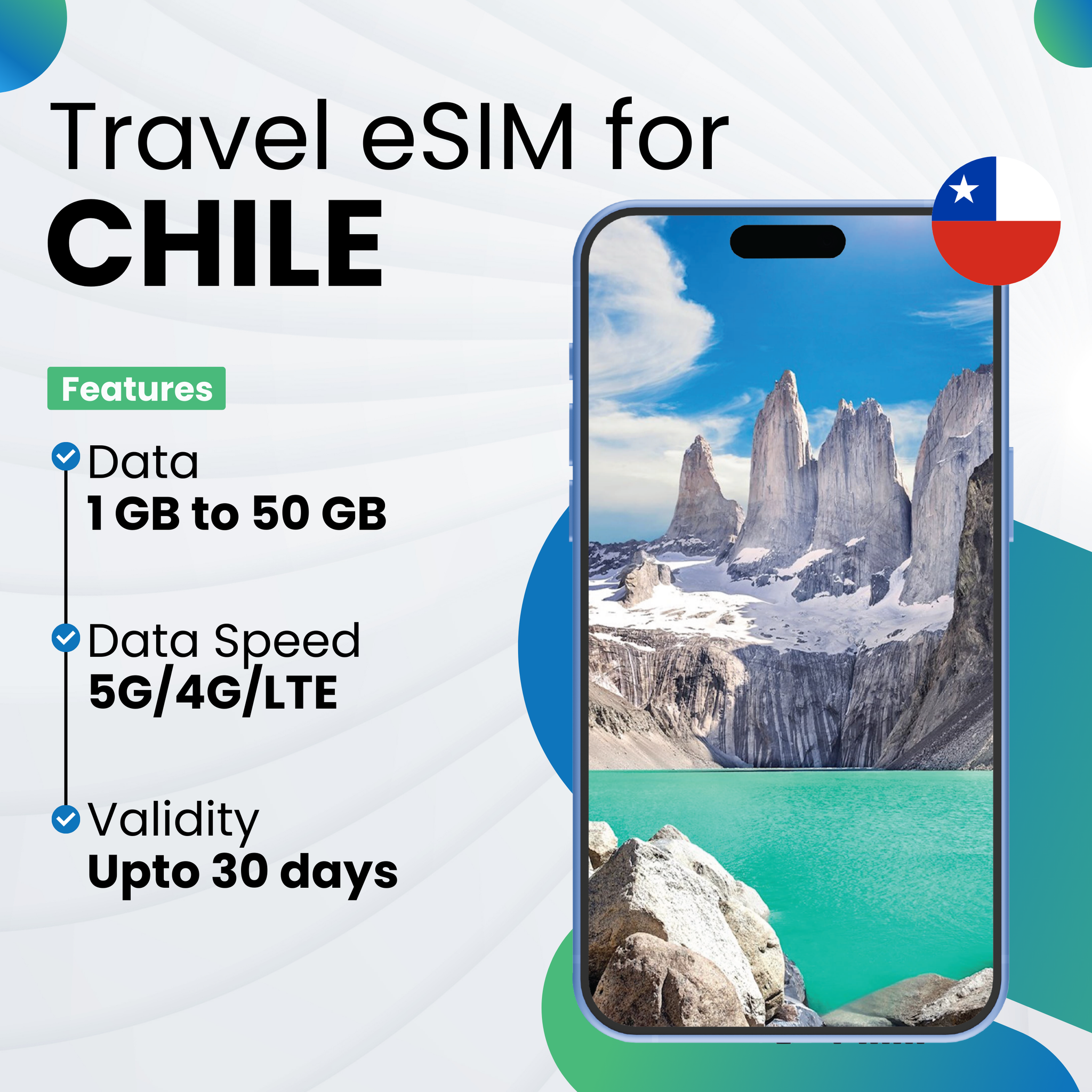 Buy Peru delicate eSIM card 1GB