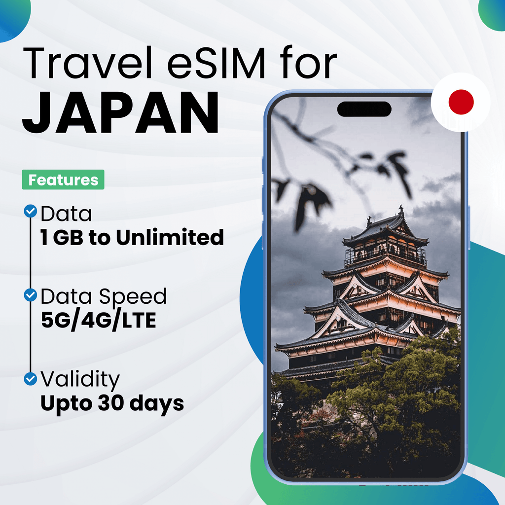 Tourist eSIM for Japan 100GB 30日間✖️5 Tourist eSIM for Japan 100GB 30日間✖️5